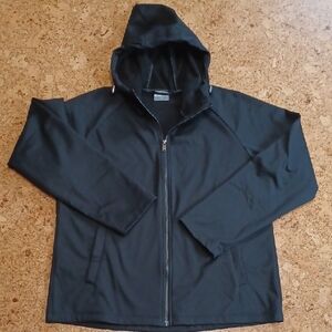32 Degrees Heat Women's Black Fleece Lined Full Zip Hooded Jacket Size M NWOT